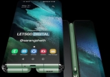 Xuất hiện hình ảnh render của Galaxy Z Fold Tab: thiết kế 2 bản lề, màn hình lớn giống như máy tính